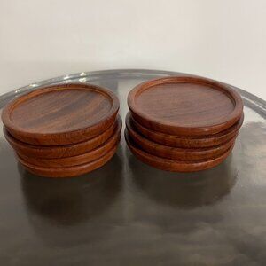 Resin Brown Coasters (Set of 8)